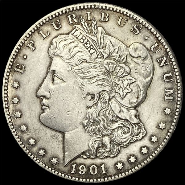 1901 Silver Morgan Dollar CHOICE AU