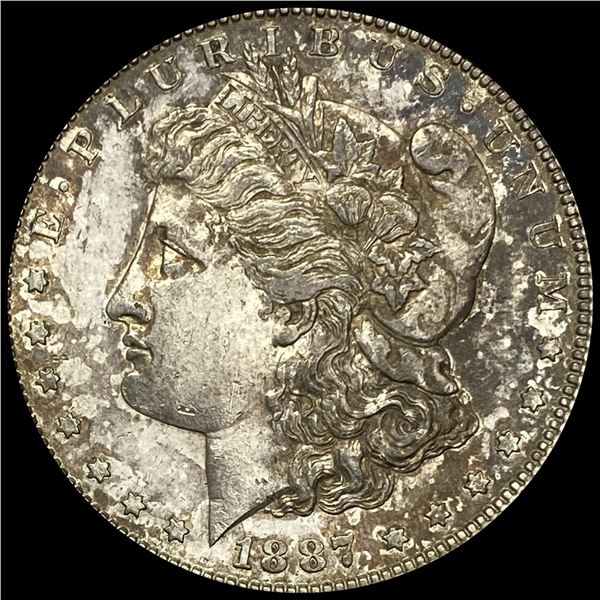 1887-S Silver Morgan Dollar CHOICE AU