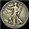 1938-D Silver Half Dollar Walking Liberty LIGHTLY CIRCULATED