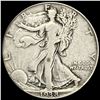 1938-D Silver Walking Liberty Half Dollar LIGHTLY CIRCULATED