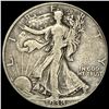 1938-D Silver Half Dollar Walking Liberty LIGHTLY CIRCULATED