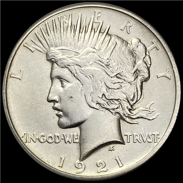 1921 Silver Peace Dollar CLOSELY UNCIRCULATED