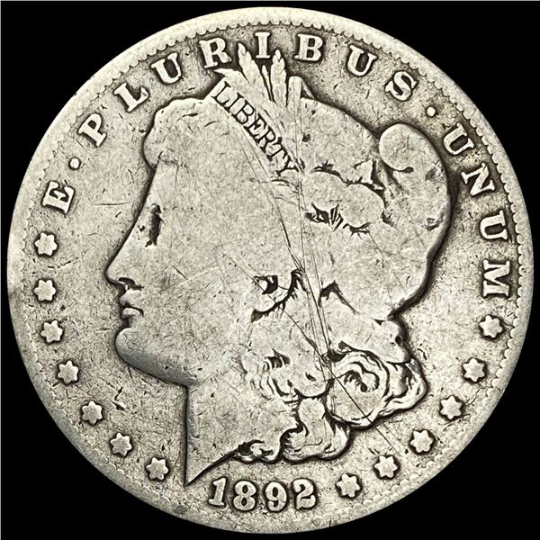 1892-S Silver Morgan Dollar LIGHTLY CIRCULATED