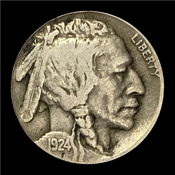 1924 Buffalo Nickel LIGHTLY CIRCULATED