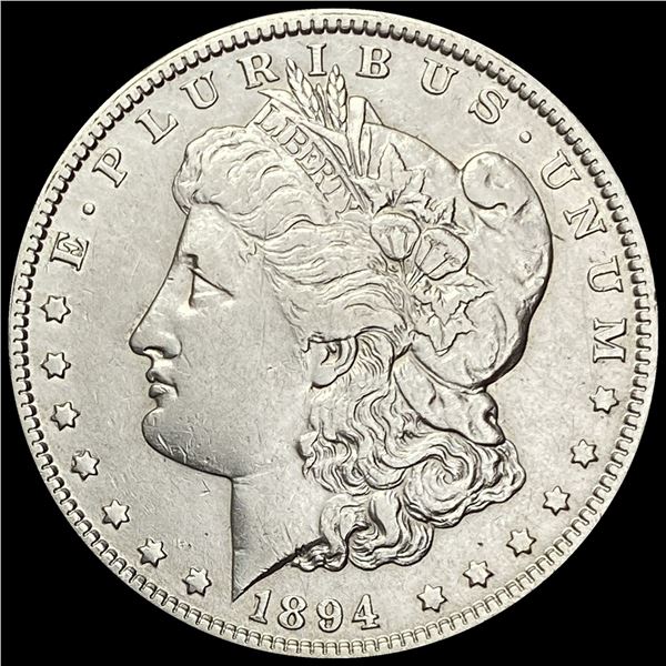 1894 Silver Morgan Dollar ABOUT UNCIRCULATED