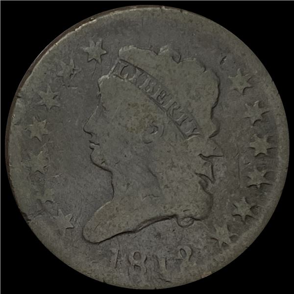 1812 Classic Head Large Cent LIGHTLY CIRCULATED