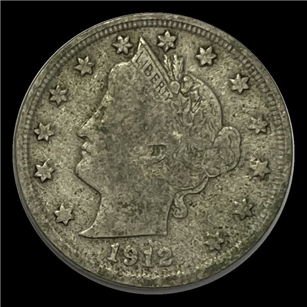 1912 Liberty Head Nickel LIGHTLY CIRCULATED
