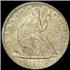 Image 1 : 1871 Seated Liberty Half Dollar CLOSELY UNCIRCULATED