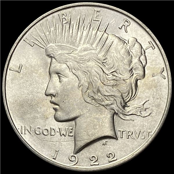1922 Silver Peace Dollar GEM BU