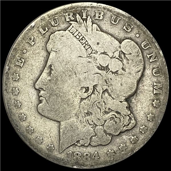 1884-CC Silver Morgan Dollar LIGHTLY CIRCULATED