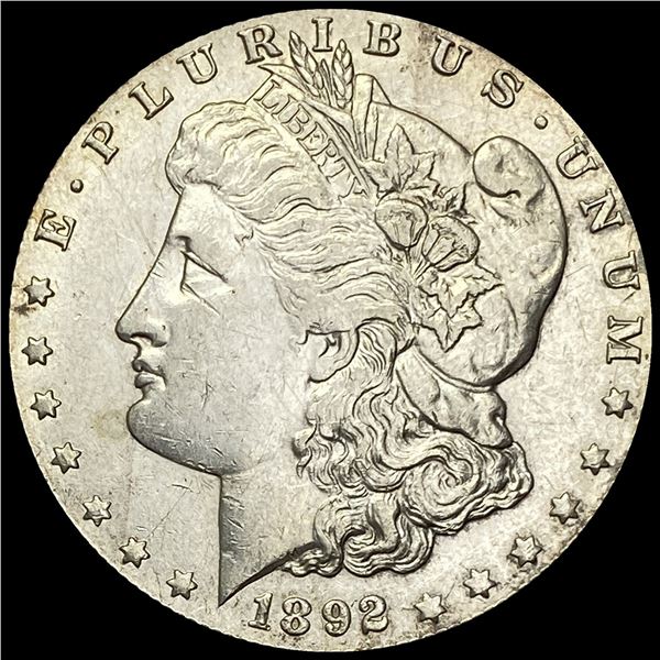 1892-S Silver Morgan Dollar ABOUT UNCIRCULATED