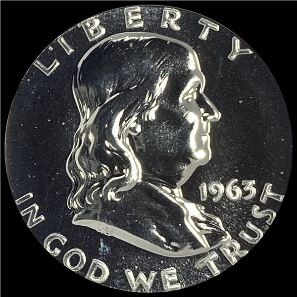 1963 Franklin Silver Half Dollar CHOICE PROOF