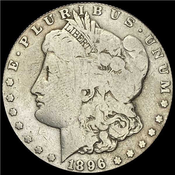 1896-S Silver Morgan Dollar LIGHTLY CIRCULATED