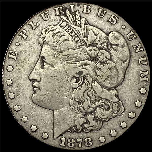 1878 Silver Morgan Dollar LIGHTLY CIRCULATED