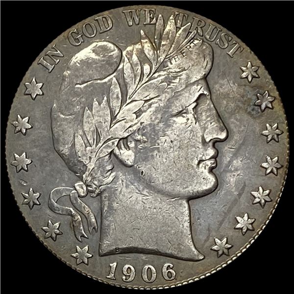 1906-S Silver Barber Half Dollar HIGH GRADE