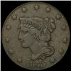 1843 Braided Hair Large Cent LIGHTLY CIRCULATED