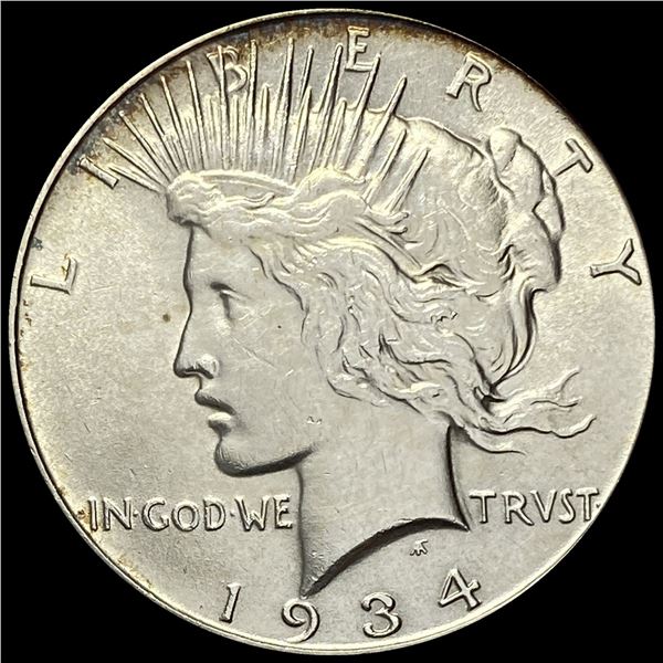 1934 Silver Peace Dollar CLOSELY UNCIRCULATED