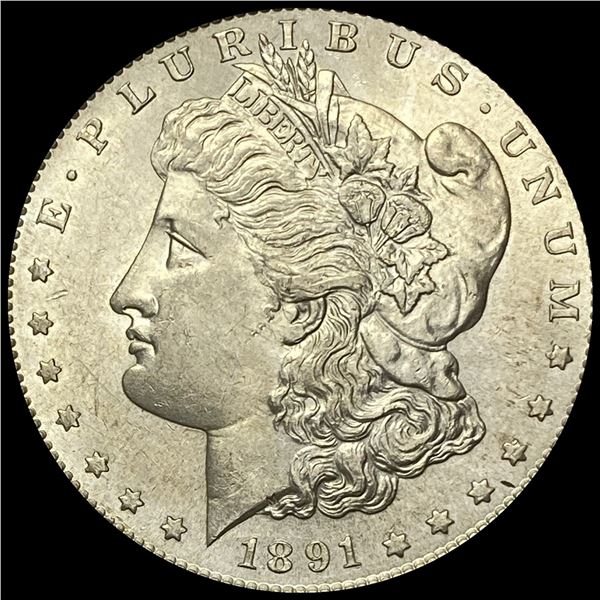 1891-S Silver Morgan Dollar CHOICE BU