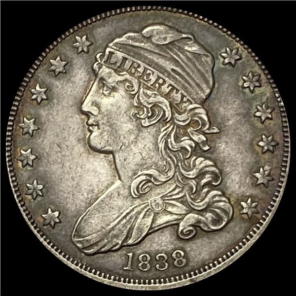 1838 Capped Bust Quarter ABOUT UNCIRCULATED