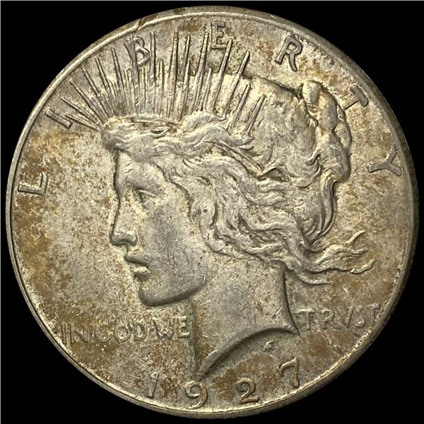 1927 Silver Peace Dollar ABOUT UNCIRCULATED