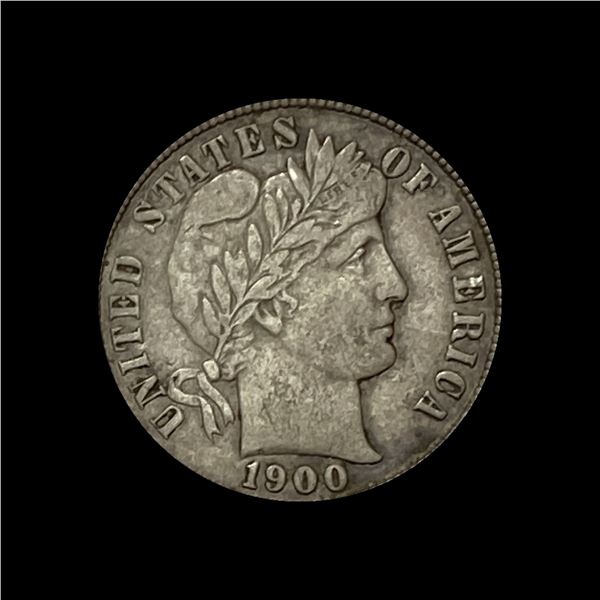 1900 Barber Dime NEARLY UNCIRCULATED