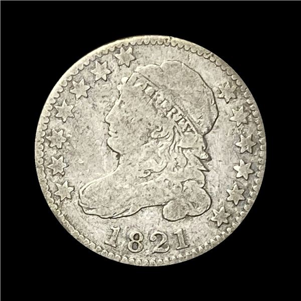 1821 Capped Bust Dime NICELY CIRCULATED