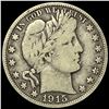 1915-S Silver Barber Half Dollar LIGHTLY CIRCULATED