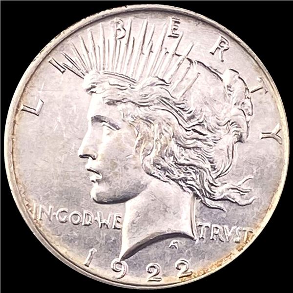 1922 Silver Peace Dollar CLOSELY UNCIRCULATED
