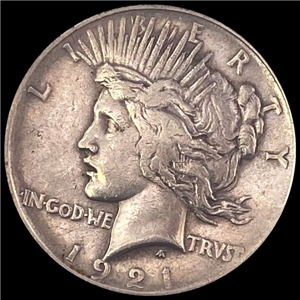 1921 Silver Peace Dollar ABOUT UNCIRCULATED