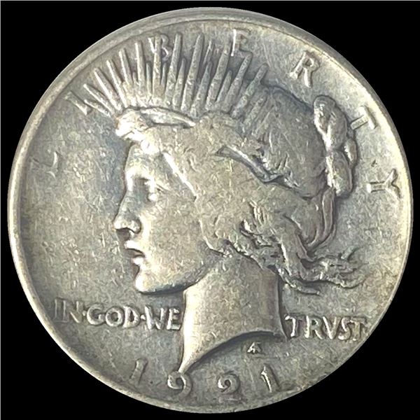 1921 Silver Peace Dollar LIGHTLY CIRCULATED
