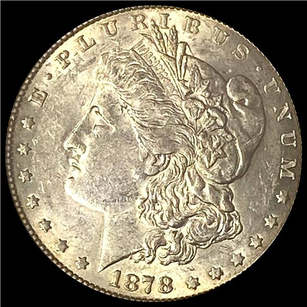 1878 Silver Morgan Dollar CLOSELY UNCIRCULATED
