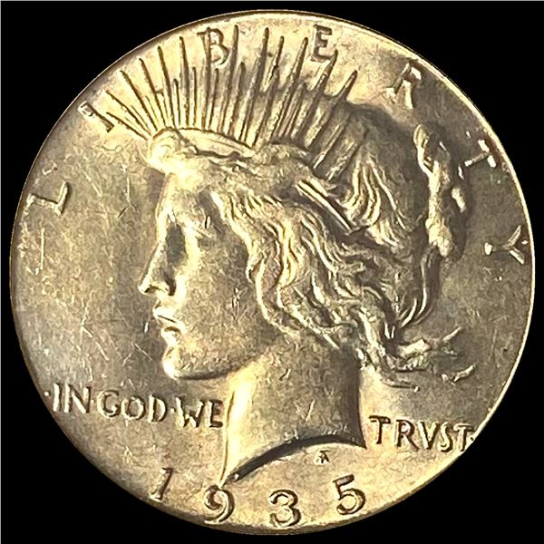 1935 Peace Silver Dollar CLOSELY UNCIRCULATED