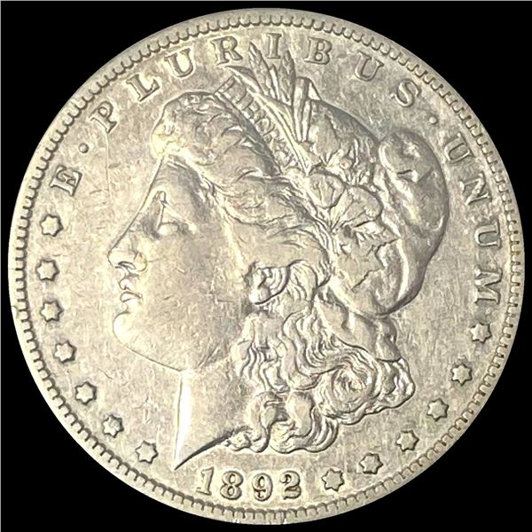 1892-S Silver Morgan Dollar CLOSELY UNCIRCULATED