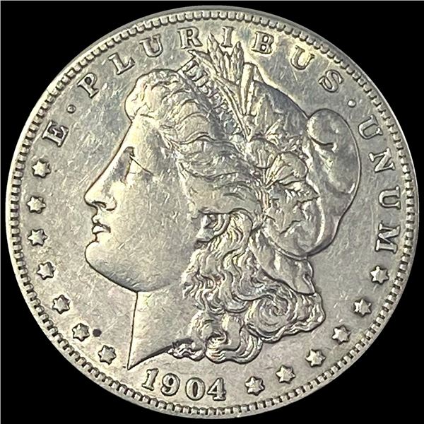 1904-S Silver Morgan Dollar NEARLY UNCIRCULATED