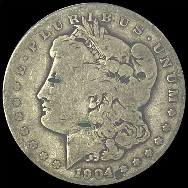 1904-S Silver Morgan Dollar LIGHTLY CIRCULATED