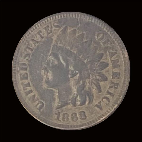 1888 Indian Head Cent ABOUT UNCIRCULATED