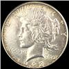 Image 1 : 1923 Silver Peace Dollar CLOSELY UNCIRCULATED