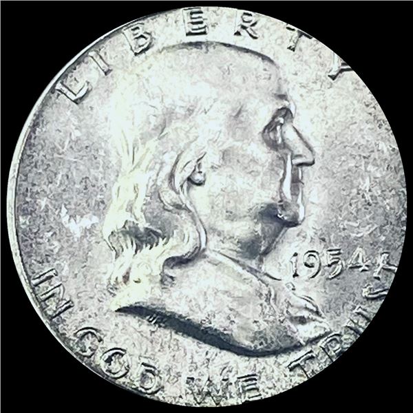 1954-S Silver Franklin Half Dollar GEM BU