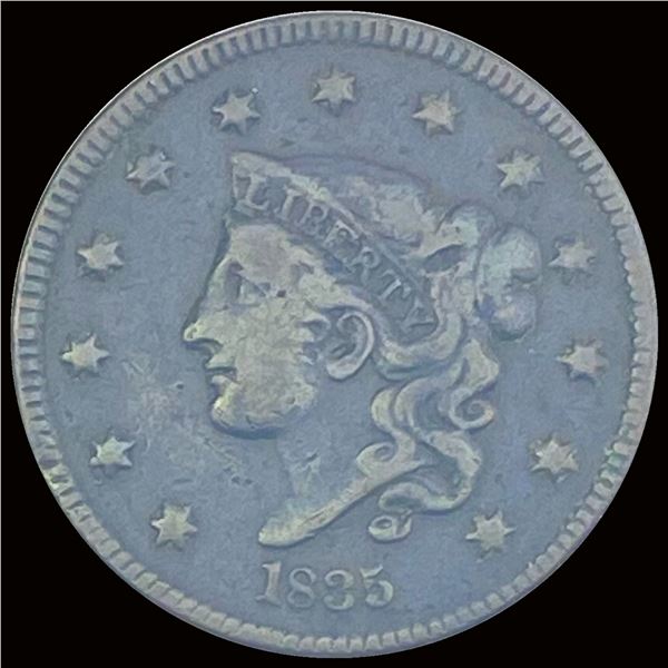 1835 Coronet Head Large Cent LIGHTLY CIRCULATED
