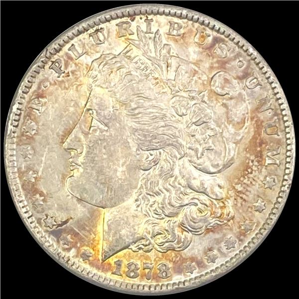 1878 Silver Morgan Dollar CLOSELY UNCIRCULATED