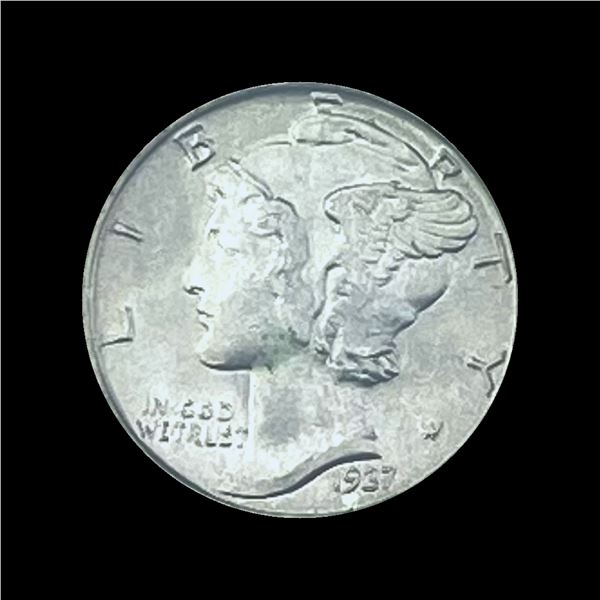 1937-S Silver Mercury Dime CHOICE BU