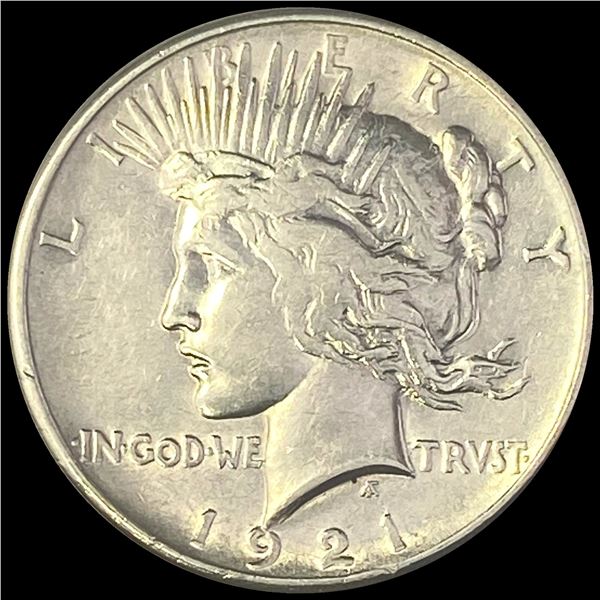 1921 Silver Peace Dollar NEARLY UNCIRCULATED