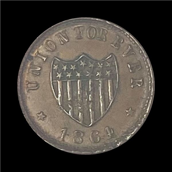 1864 Civil War Token - Union Forever UNCIRCULATED