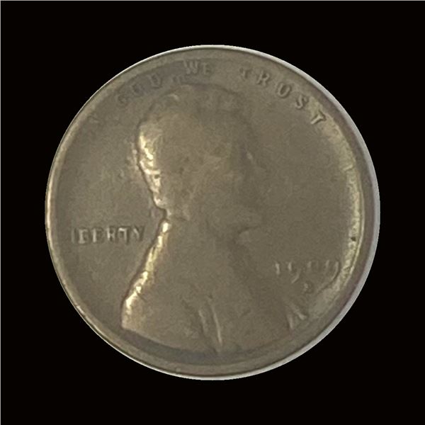 1909-S Lincoln Wheat Cent NICELY CIRCULATED