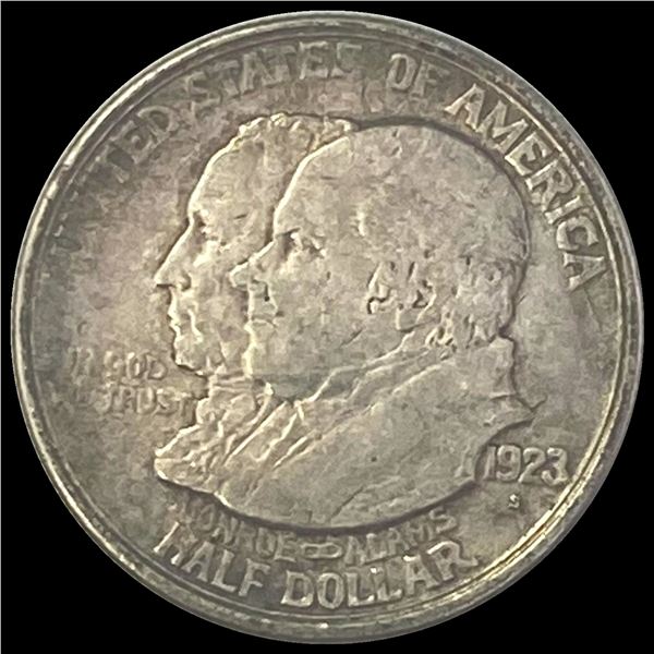 1923-S Silver Monroe Doctrine Half Dollar UNCIRCULATED
