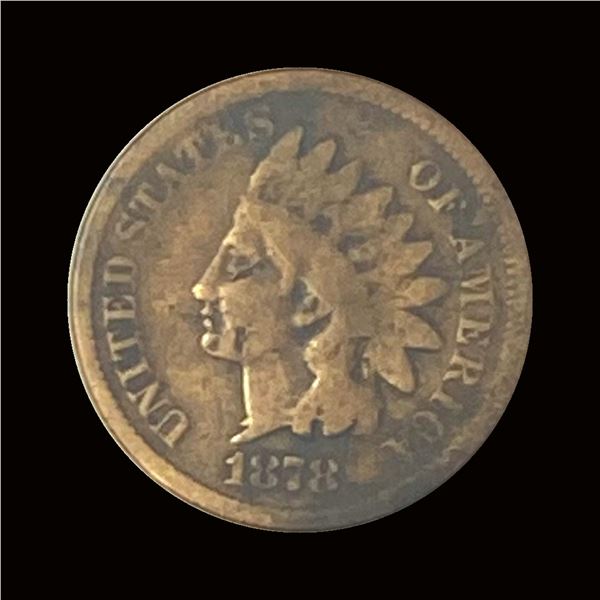 1878 Indian Head Cent LIGHTLY CIRCULATED