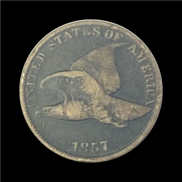 1857 Flying Eagle Cent NICELY CIRCULATED