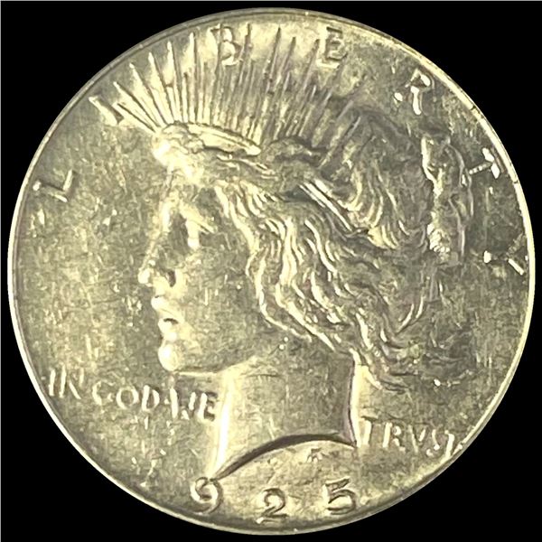 1925 Silver Peace Dollar ABOUT UNCIRCULATED