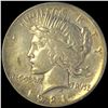 Image 1 : 1921 Silver Peace Dollar ABOUT UNCIRCULATED