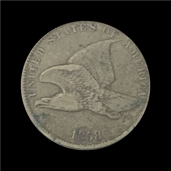 1858 Copper-Nickel Flying Eagle Cent LIGHTLY CIRCULATED